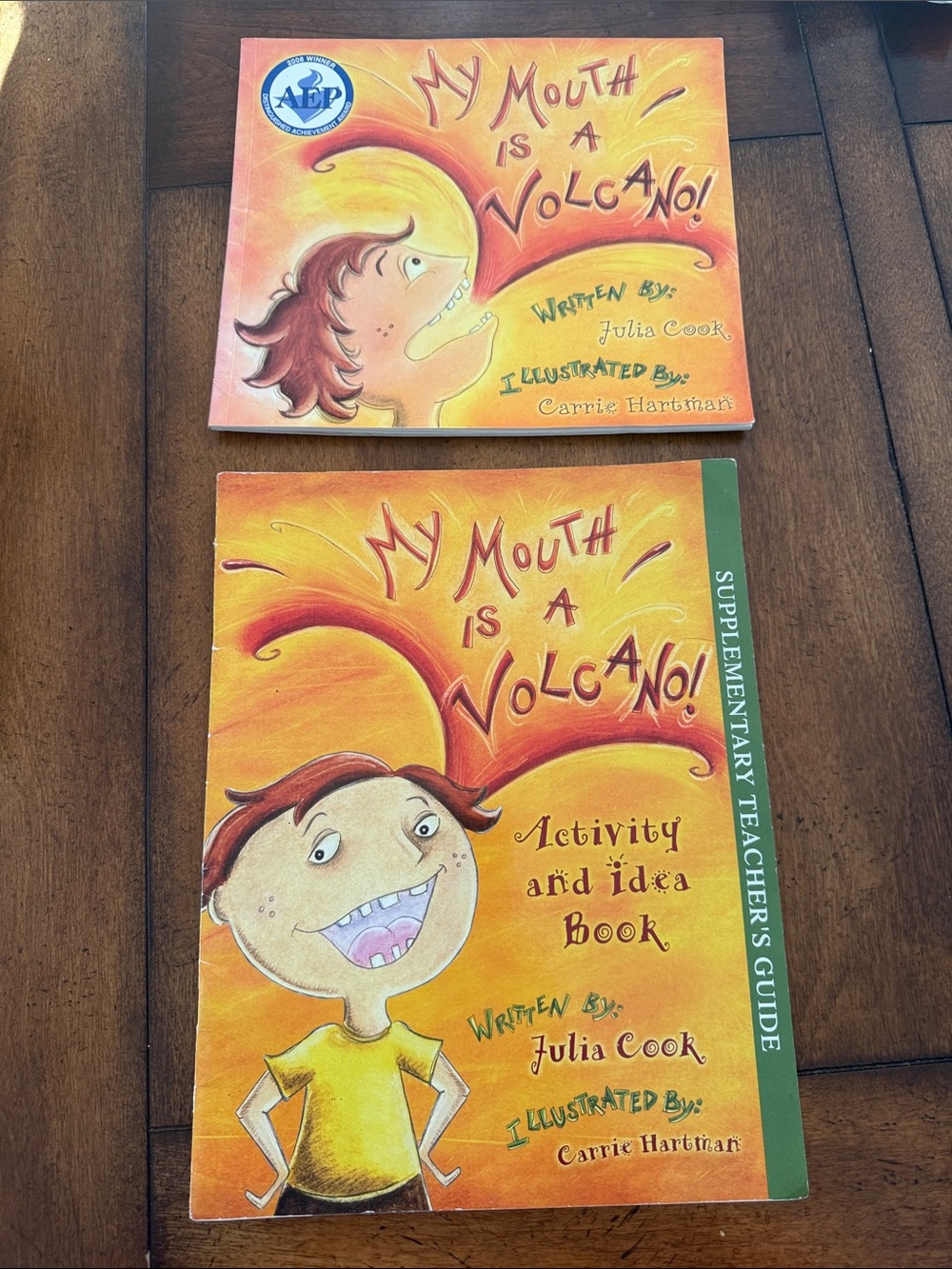 My Mouth Is a Volcano! Activity and Idea Book - - Orange